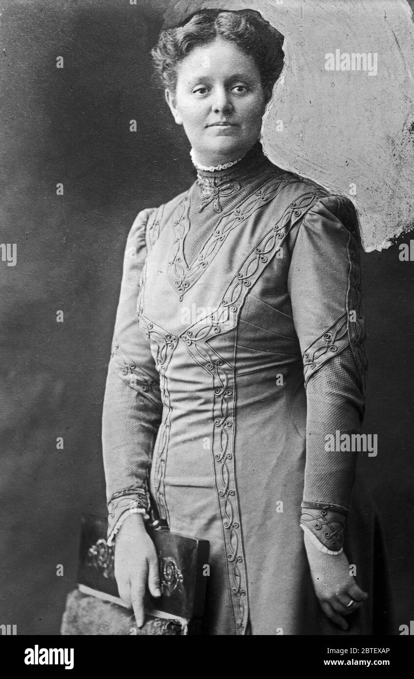 Susan Walker Fitzgerald Ca, suffragiste. 1910-1915 Banque D'Images