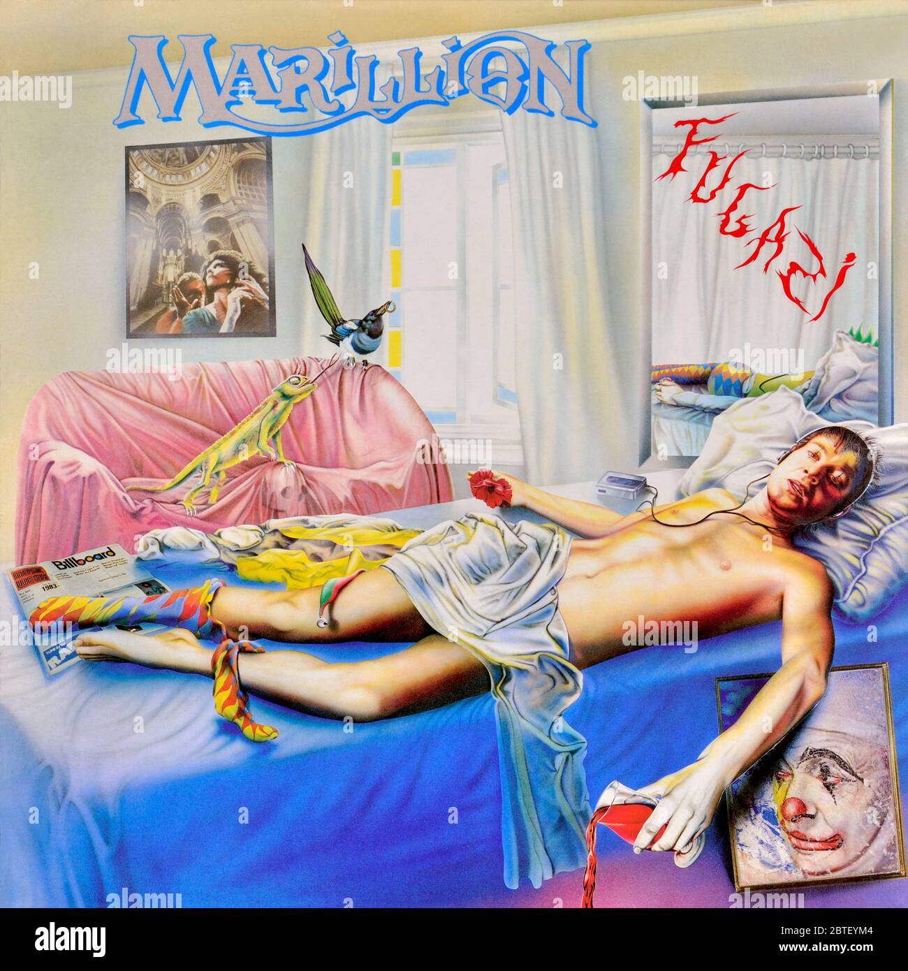Marillion - couverture originale d'album en vinyle - il sait que vous savez  - 1983 Photo Stock - Alamy