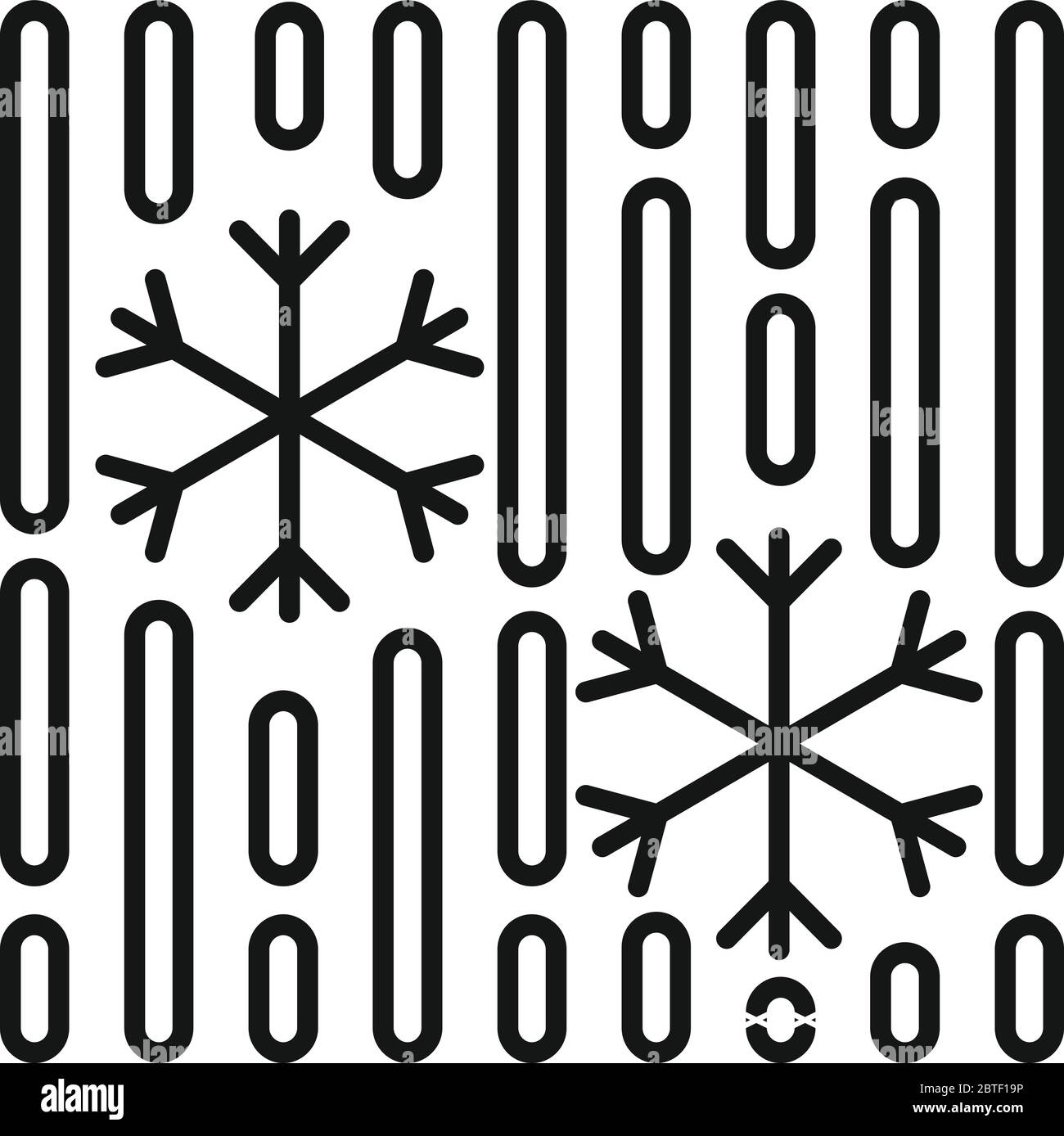 Icône de catastrophe Blizzard. Outline blizzard icône de vecteur de catastrophe pour la conception de Web isolée sur fond blanc Illustration de Vecteur