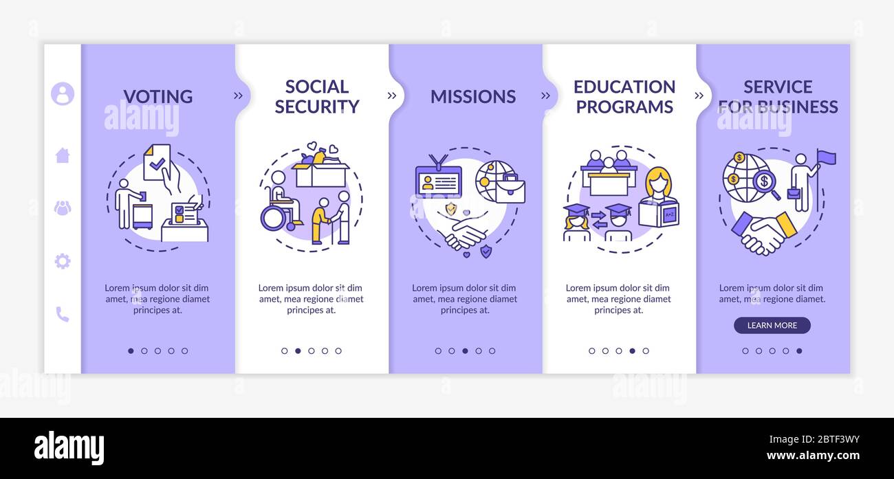 Modèle de vecteur d'intégration de soutien social Illustration de Vecteur