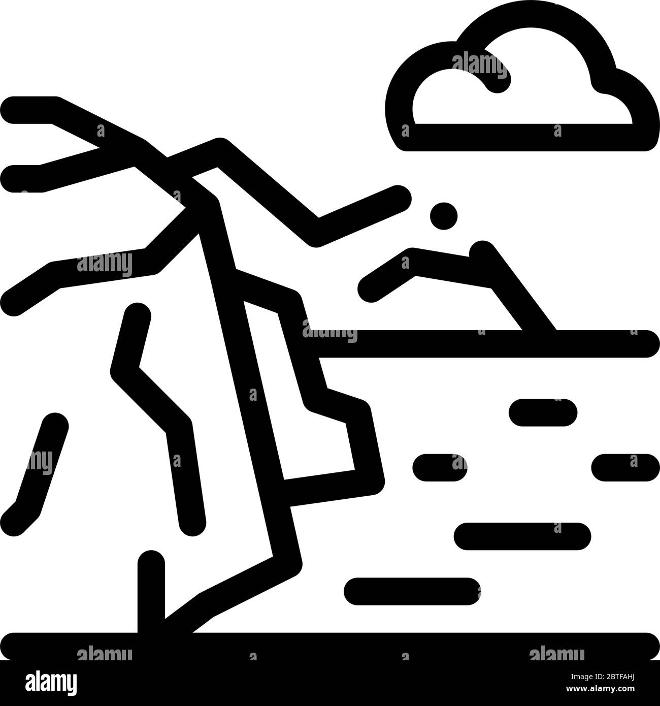 paysage de montagne près de la mer icône vecteur illustration Illustration de Vecteur