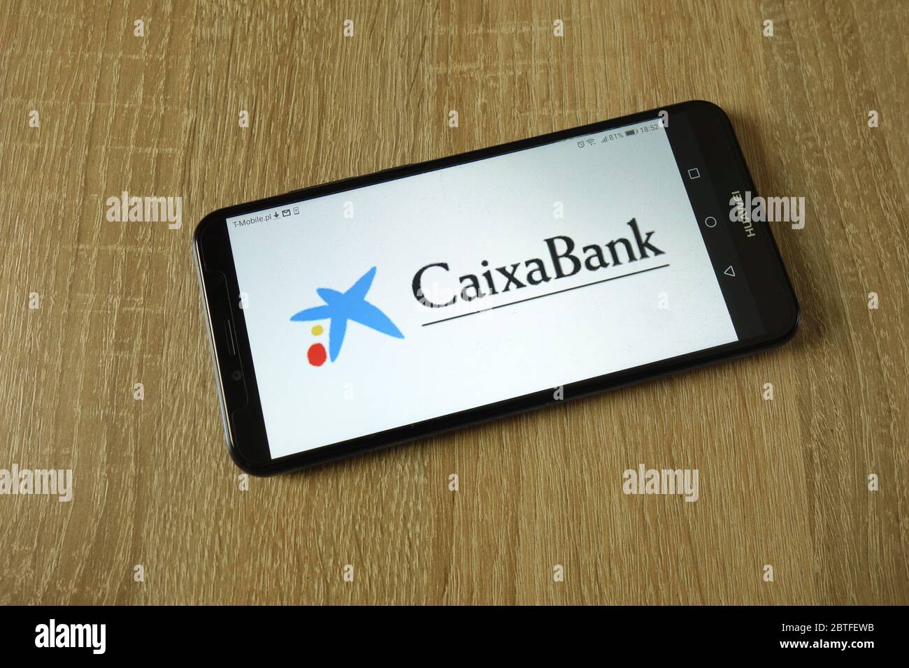 Logo CaixaBank S.A. affiché sur le smartphone Banque D'Images