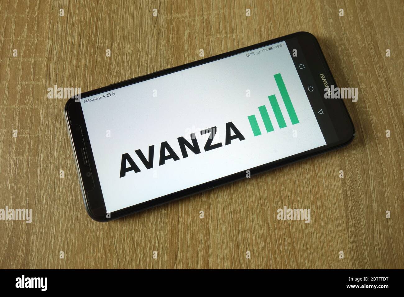 Logo Avanza Bank Holding AB affiché sur le smartphone Banque D'Images