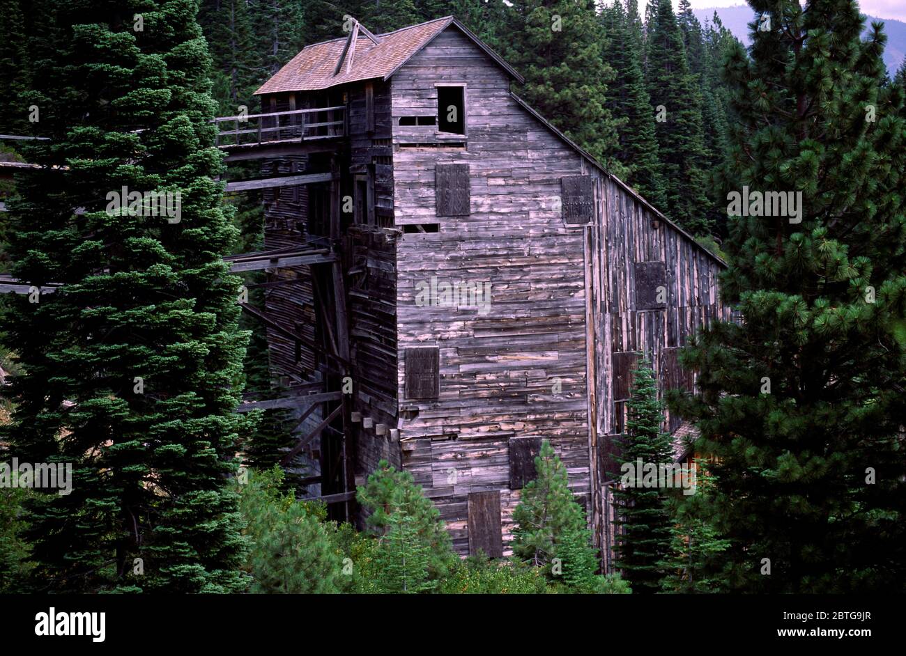 Stamp, Plumas-Eureka mill State Park, Californie Banque D'Images