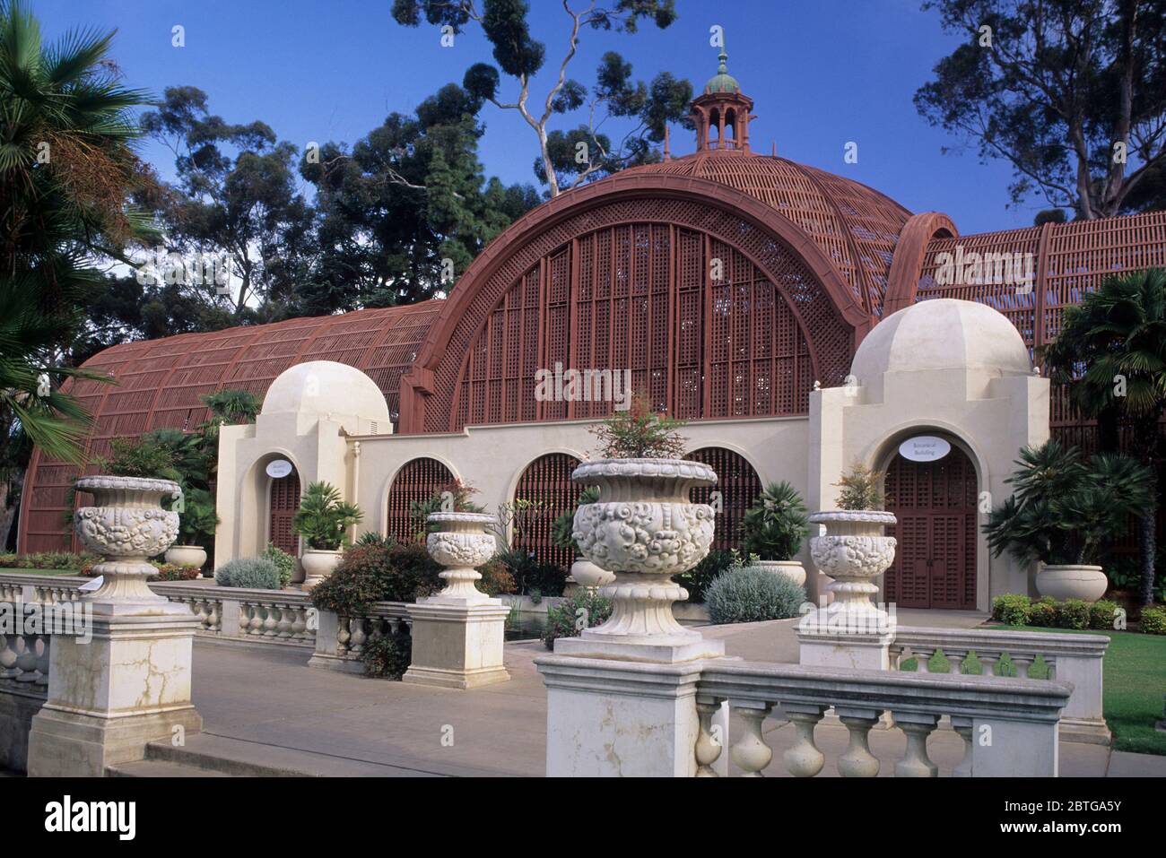 Bâtiment de botanique, Balboa Park, San Diego, Californie Banque D'Images