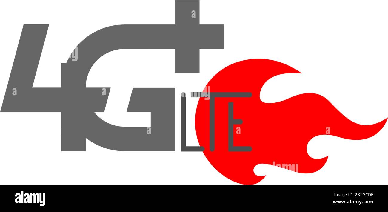 Illustration du logo 4G LTE Illustration de Vecteur