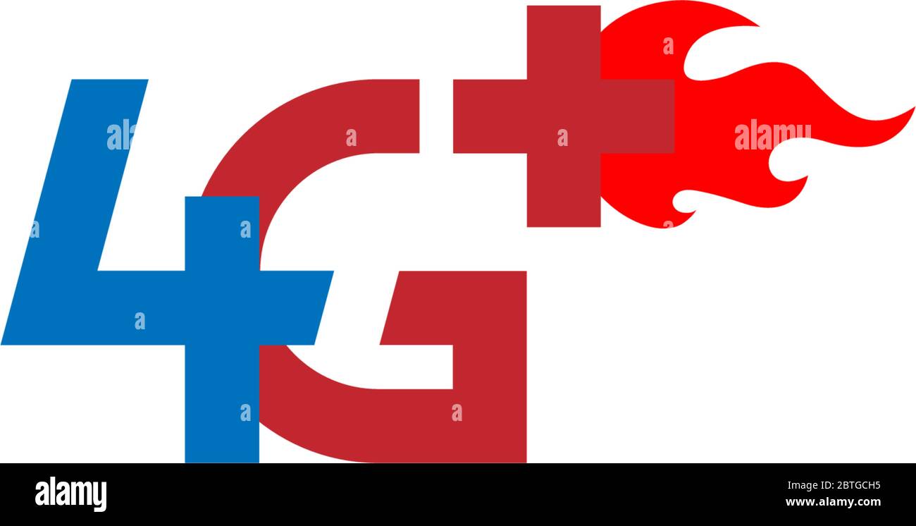 Illustration du logo 4G LTE Illustration de Vecteur