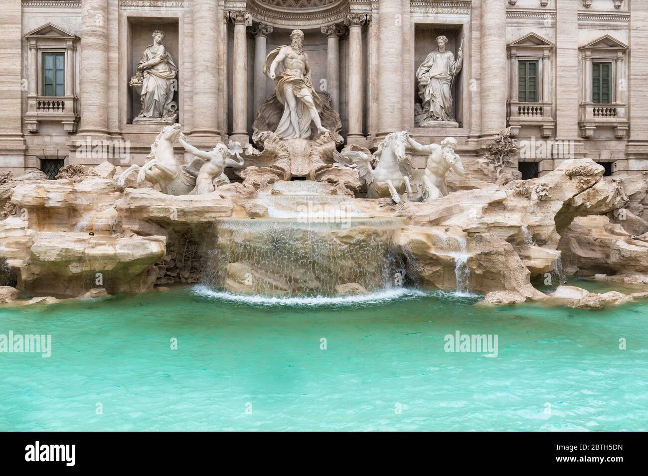 Fontaine de Trevi à Rome, Italie. Banque D'Images