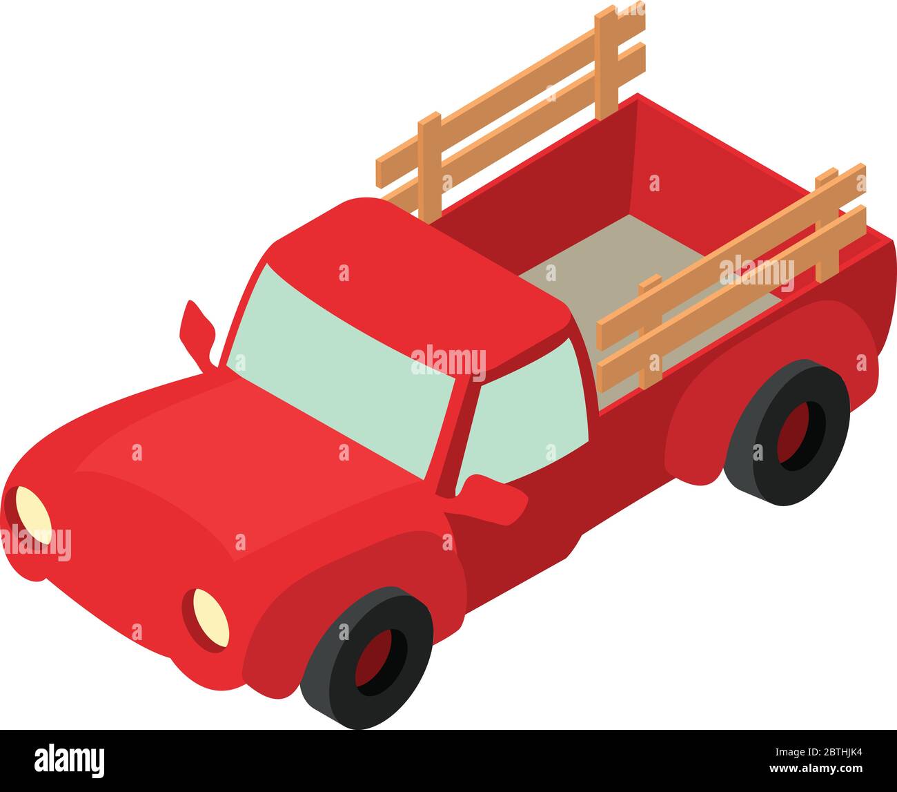 Icône de ramassage agricole. Isométrique de l'icône de vecteur de ramassage agricole pour la conception de la bande isolée sur fond blanc Illustration de Vecteur