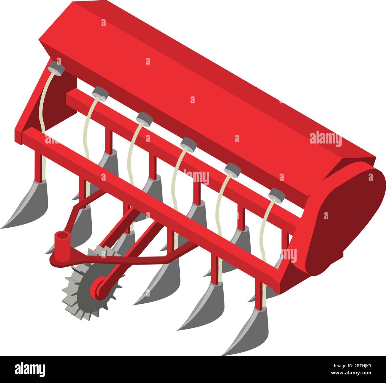 Icône des machines agricoles. Isométrique de machines agricoles icône vectorielle pour la conception de sites Web isolée sur fond blanc Illustration de Vecteur