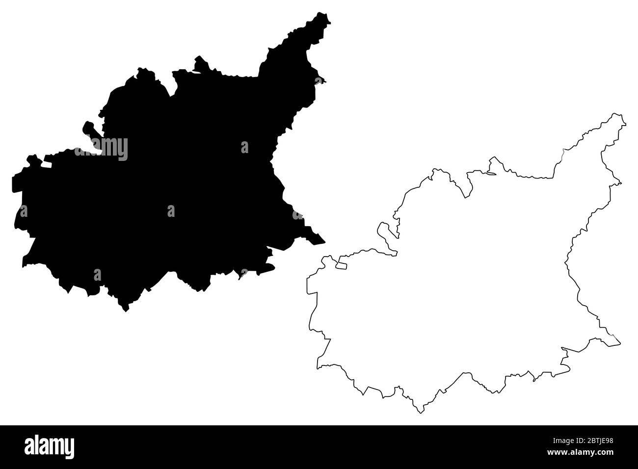Département des Alpes-de-haute-Provence (France, République française, Provence-Alpes-Côte d'Azur) carte illustration vectorielle, scribble sketch Alpes de haute Illustration de Vecteur