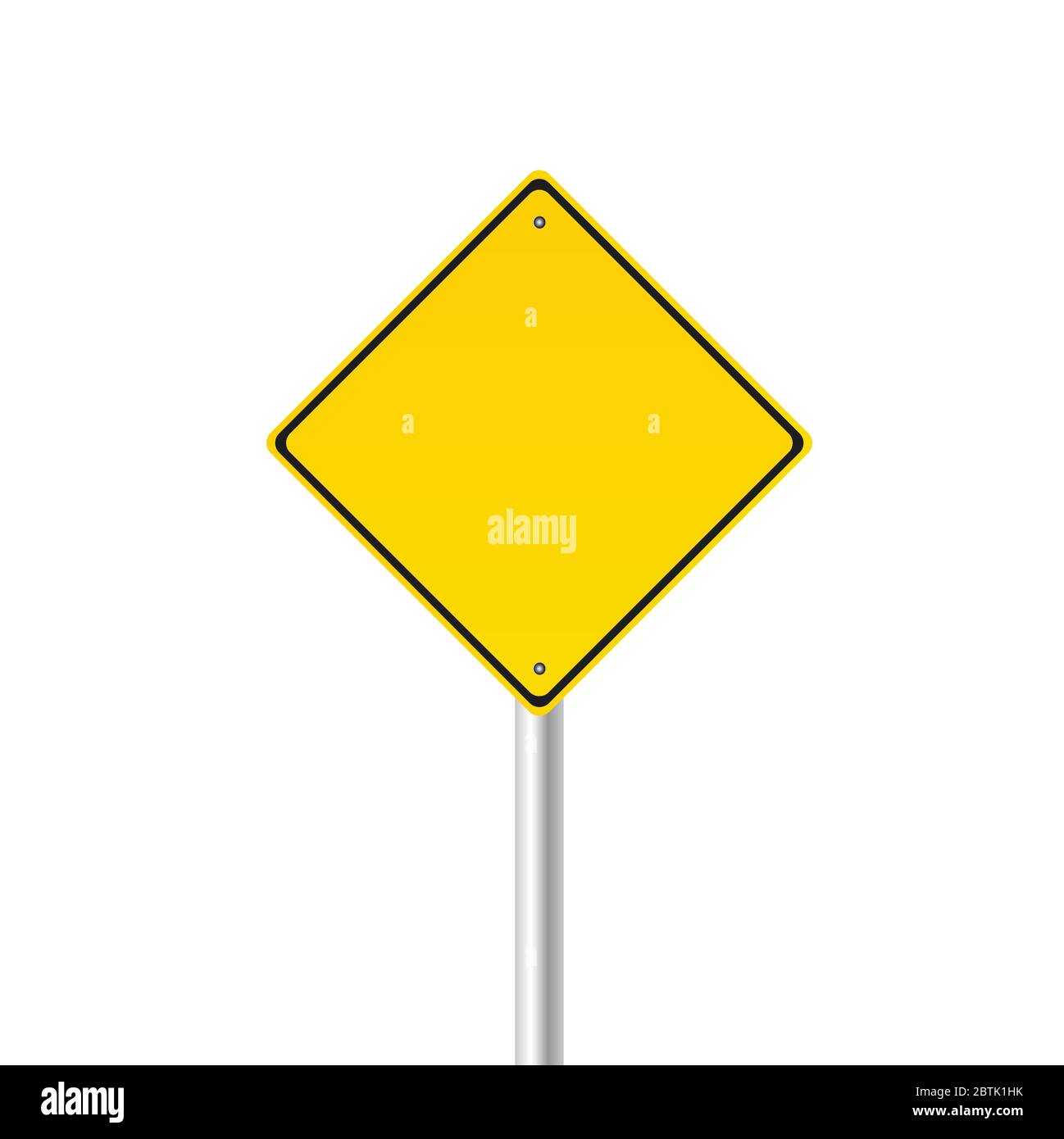 illustration du vecteur de signalisation jaune Illustration de Vecteur