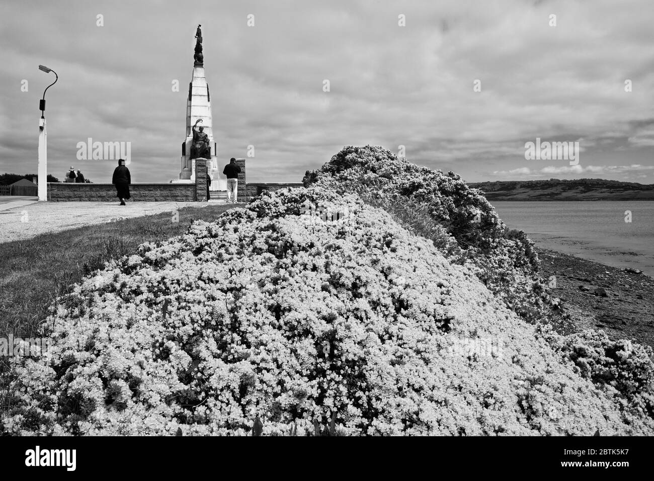 1914 bataille du mémorial des Malouines à Port Stanley, îles Falkland (Islas Malvinas), Royaume-Uni, Amérique du Sud Banque D'Images