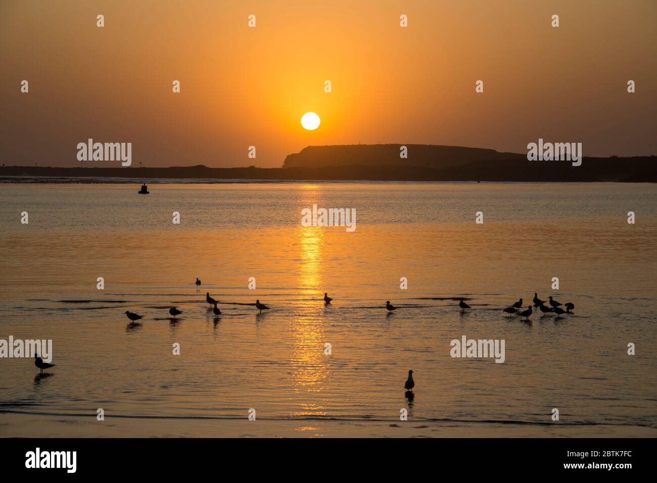 Lever de soleil au-dessus du lac Illawarra en Nouvelle-Galles du Sud Australie Banque D'Images