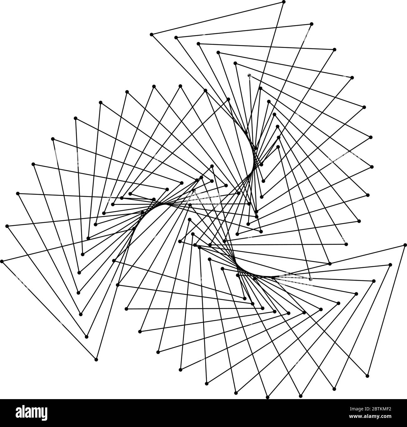 Illustration vectorielle de tatouage à point de ligne Illustration de Vecteur