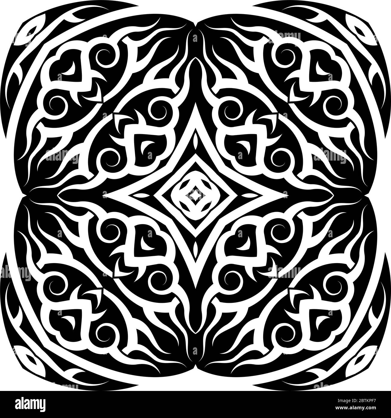 Conception de tatouage Tribal Art vectoriel Illustration de Vecteur