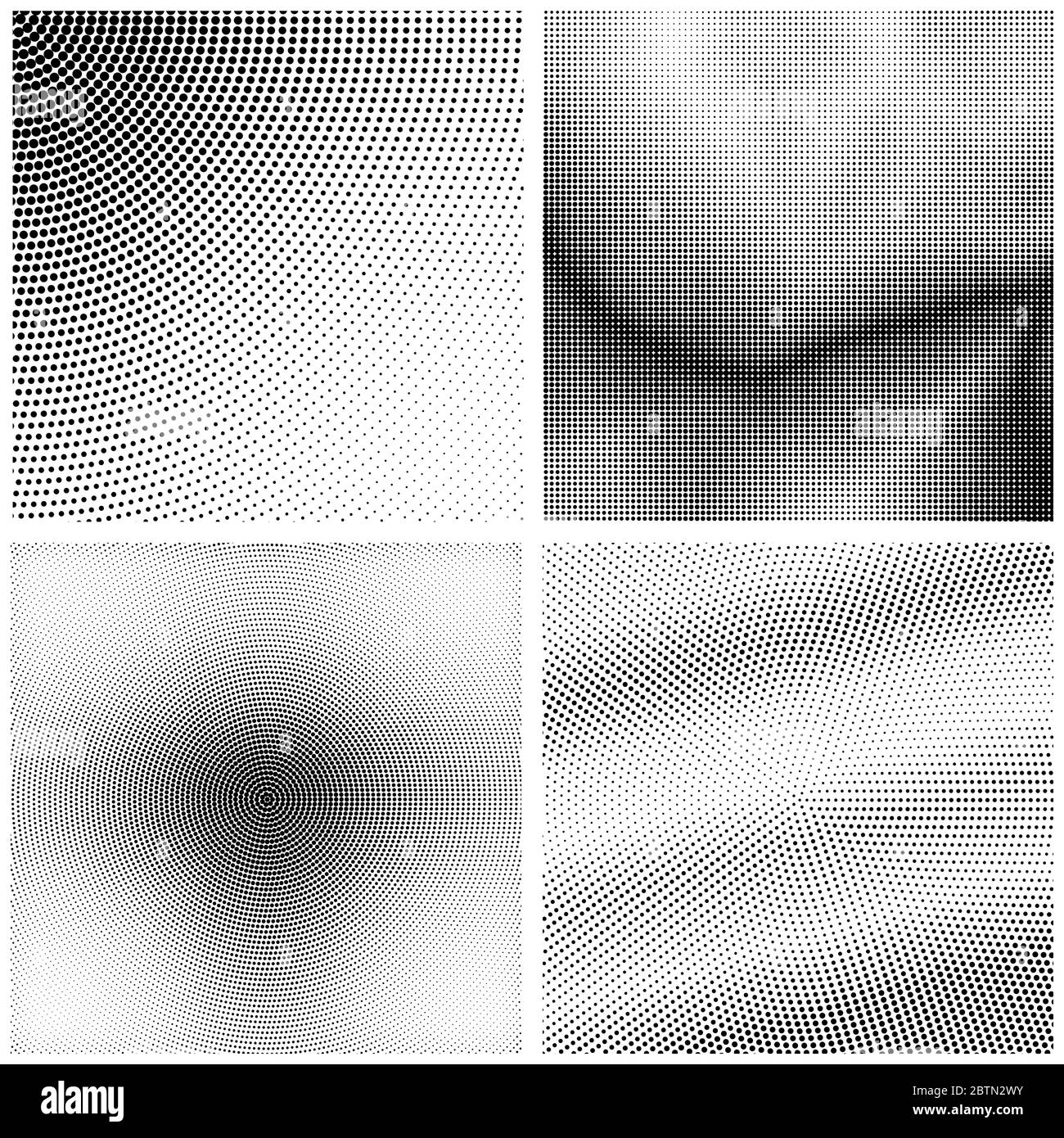 Modèle de demi-teinte. Ensemble de points. La texture en pointillés sur fond blanc. Grunge Overlay Modèle. La conception linéaire de détresse. Banque D'Images