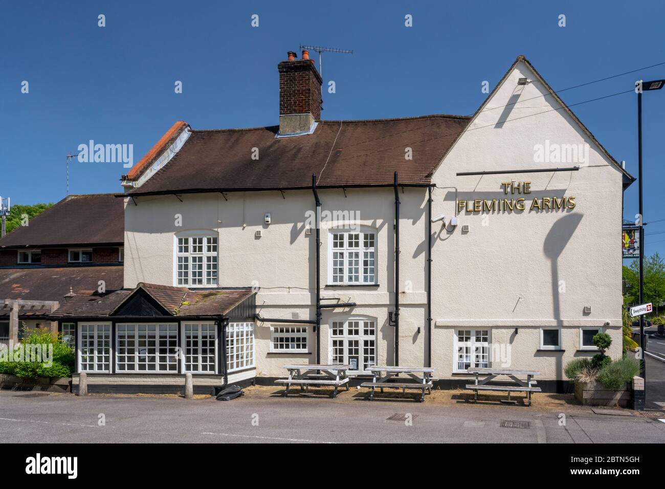 The Fleming Arms public House, Wide Lane, Southampton, Hampshire, Angleterre, Royaume-Uni Banque D'Images