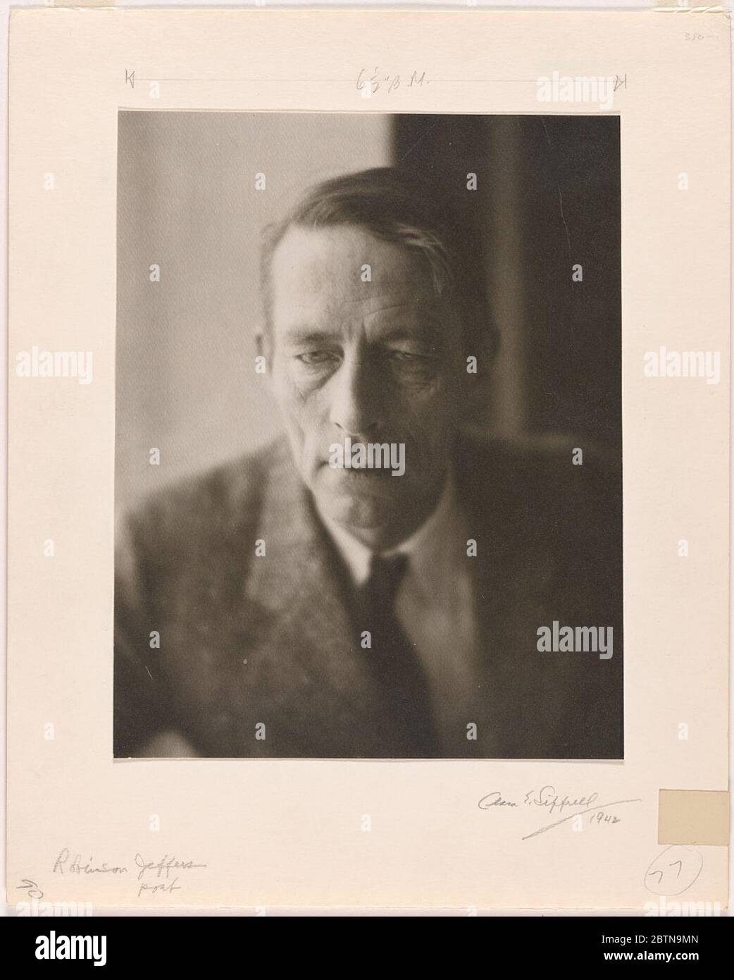 Robinson Jeffers. Banque D'Images