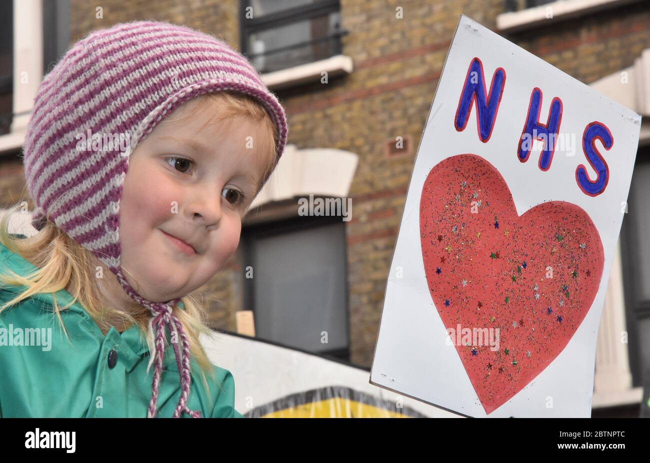 Merci NHS. La manifestation nationale de l'Assemblée populaire, l'Assemblée populaire contre l'austérité, Gower Street, Londres. ROYAUME-UNI Banque D'Images