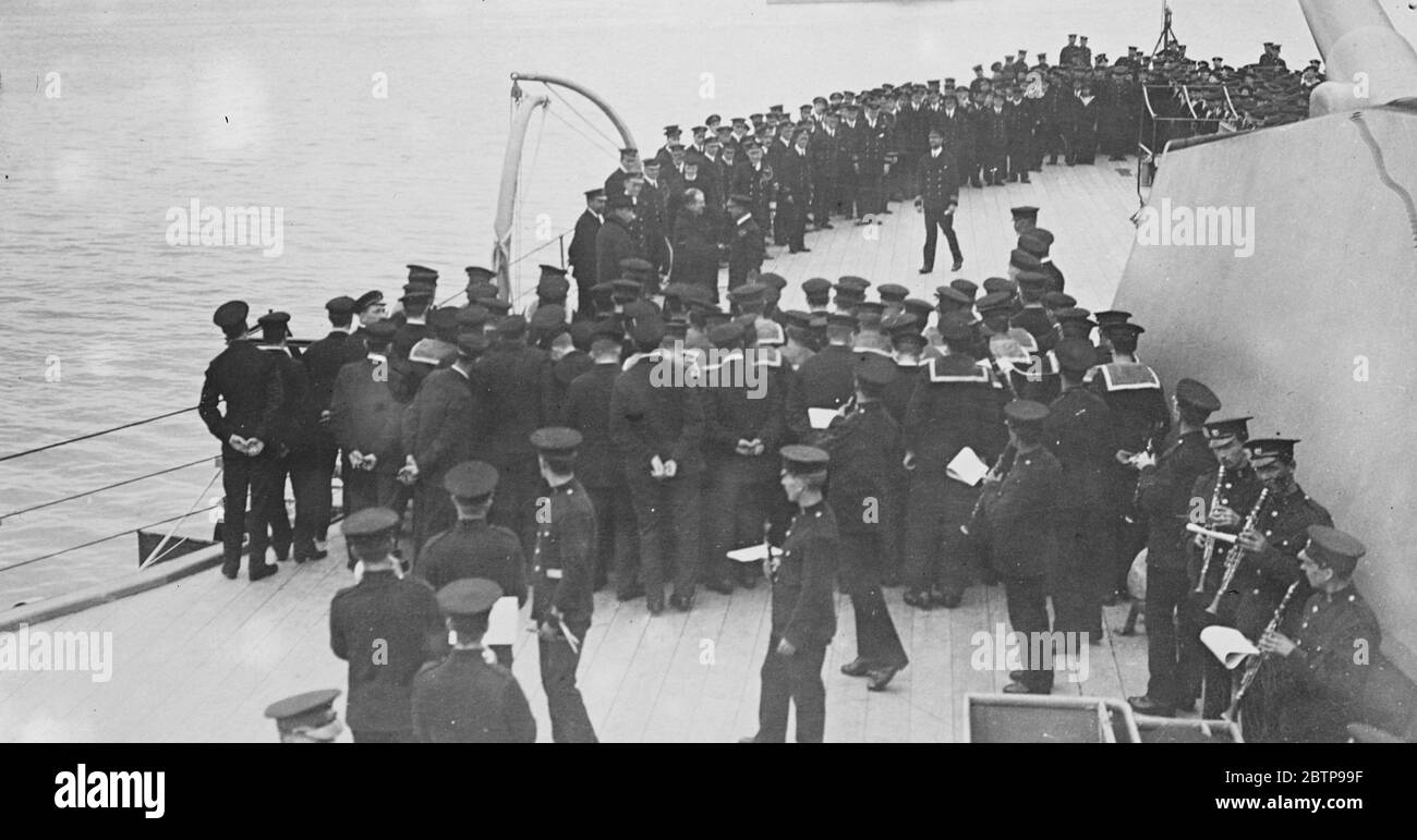 L'archevêque de York rend visite au duc d'fer Banque D'Images