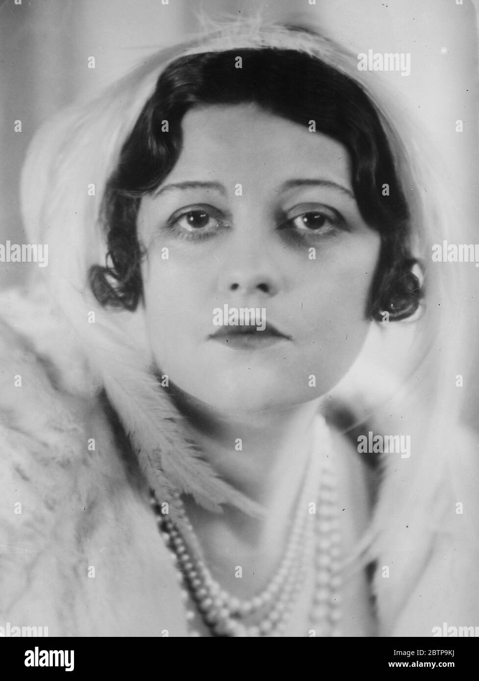 Mme Adrienne Brune . Comédie musicale actrice . 1927 Banque D'Images