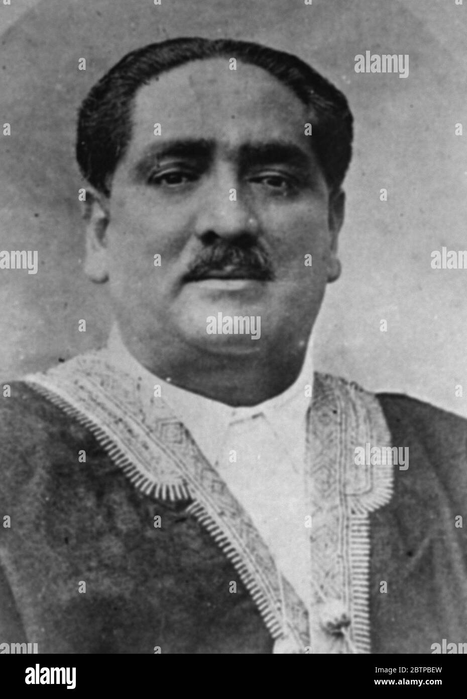 Célébrités indiennes . Dr Sheik Ma Alam . Décrit comme le leader reconnu du Parti nationaliste au Conseil législatif du Pendjab . ' 1930 Banque D'Images