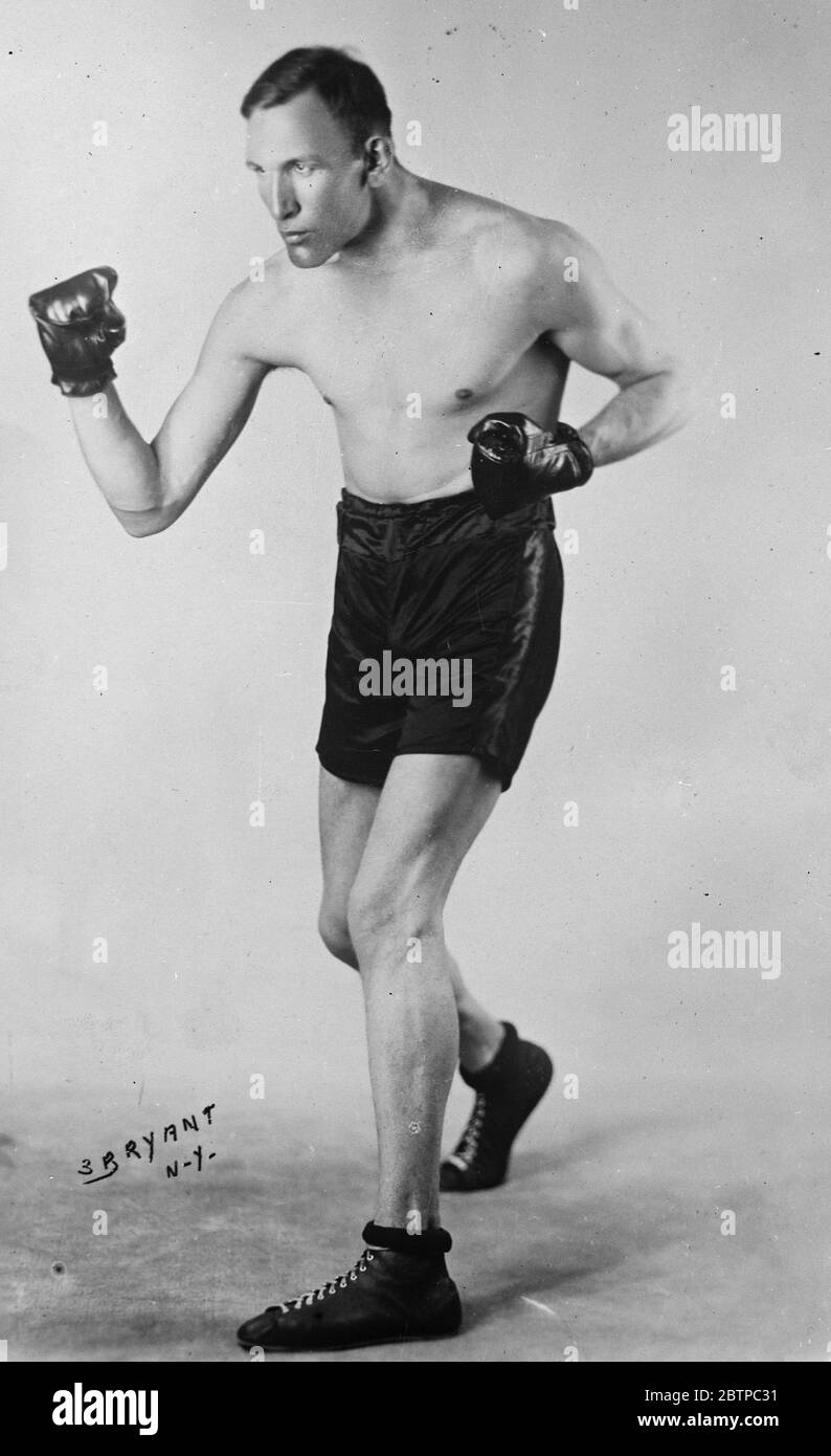 Boxers bien connus . Charlie Smith . 1er avril 1930 Banque D'Images