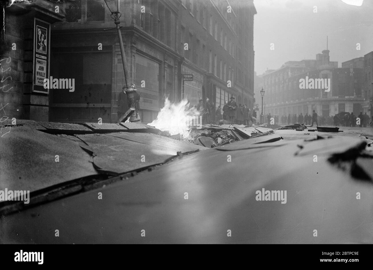 Explosion de gaz Bloomsbury . 20 décembre 1928 Banque D'Images