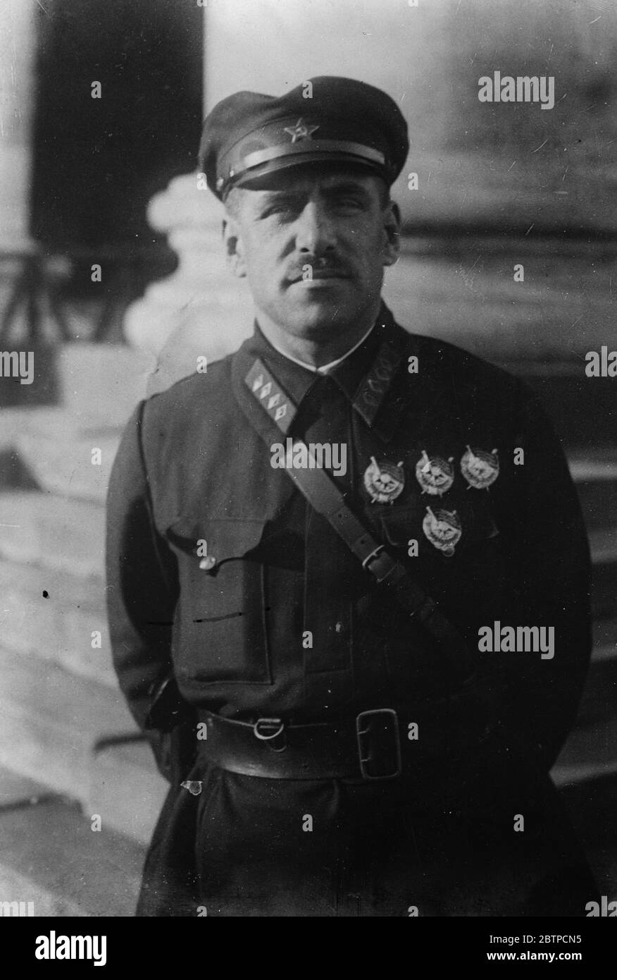 Russie . Blucher général . Le commandant bolcheviste de l'Armée rouge dans l'extrême-Orient . ) 1930 Banque D'Images
