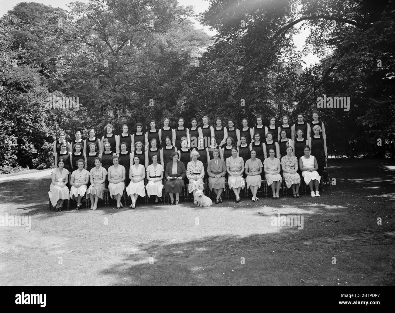 Étudiants du Collège Osterberg . 14 juillet 1937 . Banque D'Images