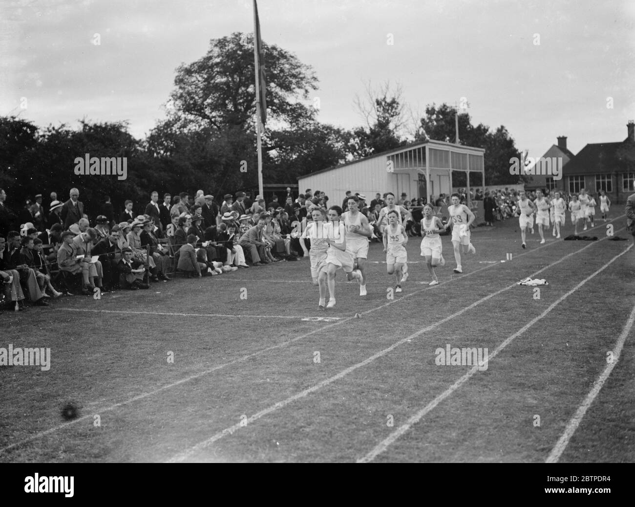 Dartford Grammar School Sports . 17 juillet 1937 Banque D'Images