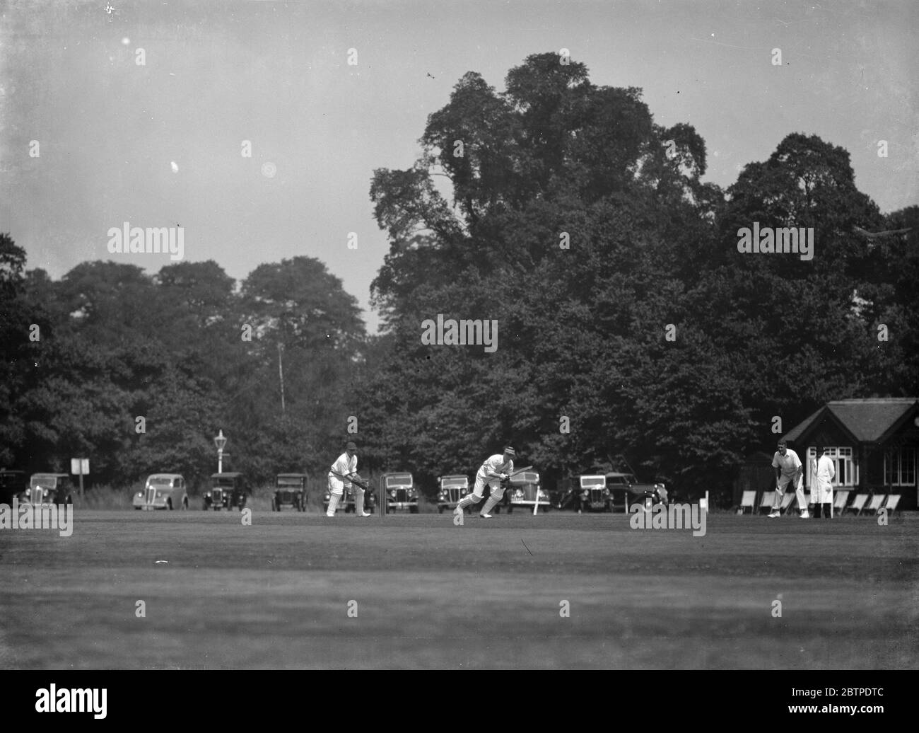 West Kent cricket . 1937 . Banque D'Images