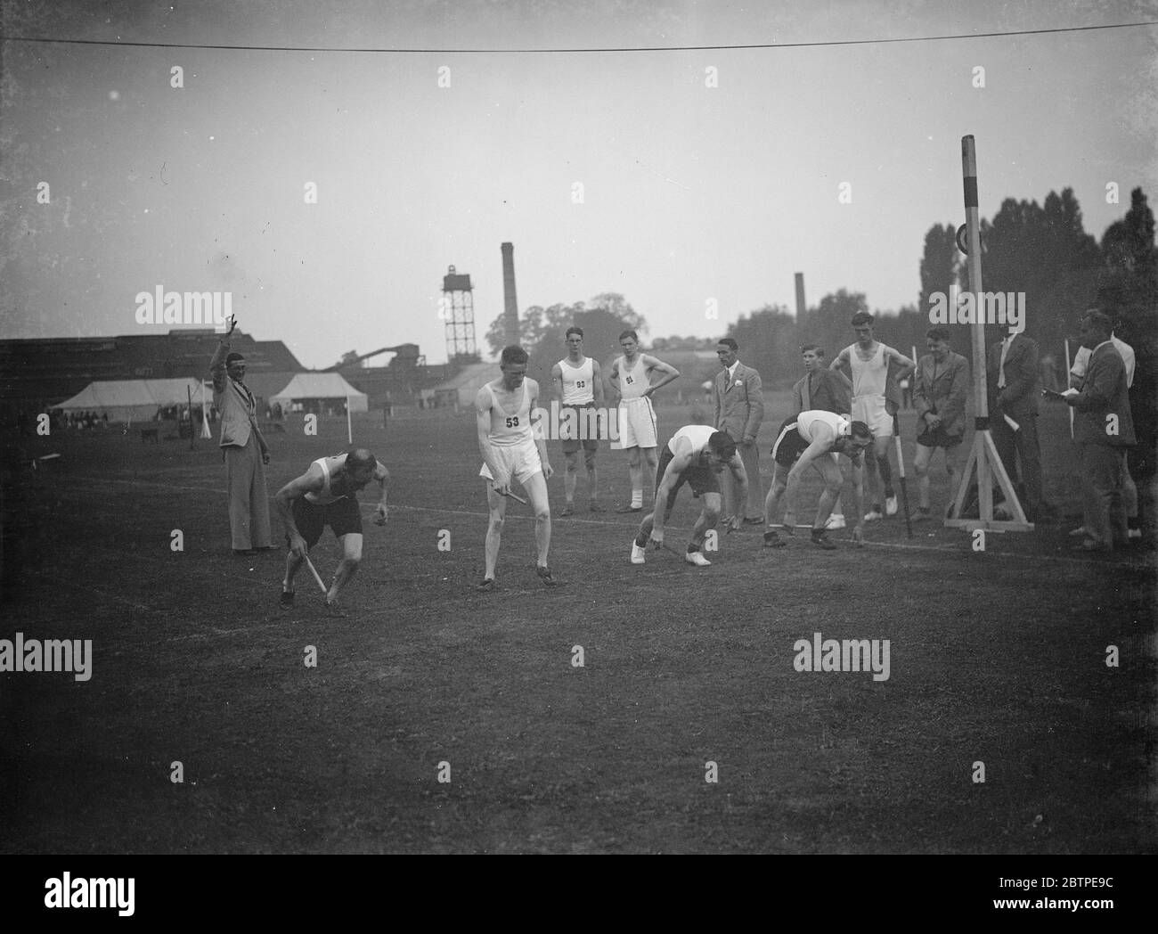 Kolster Brandes Sport . 14 août 1937 Banque D'Images