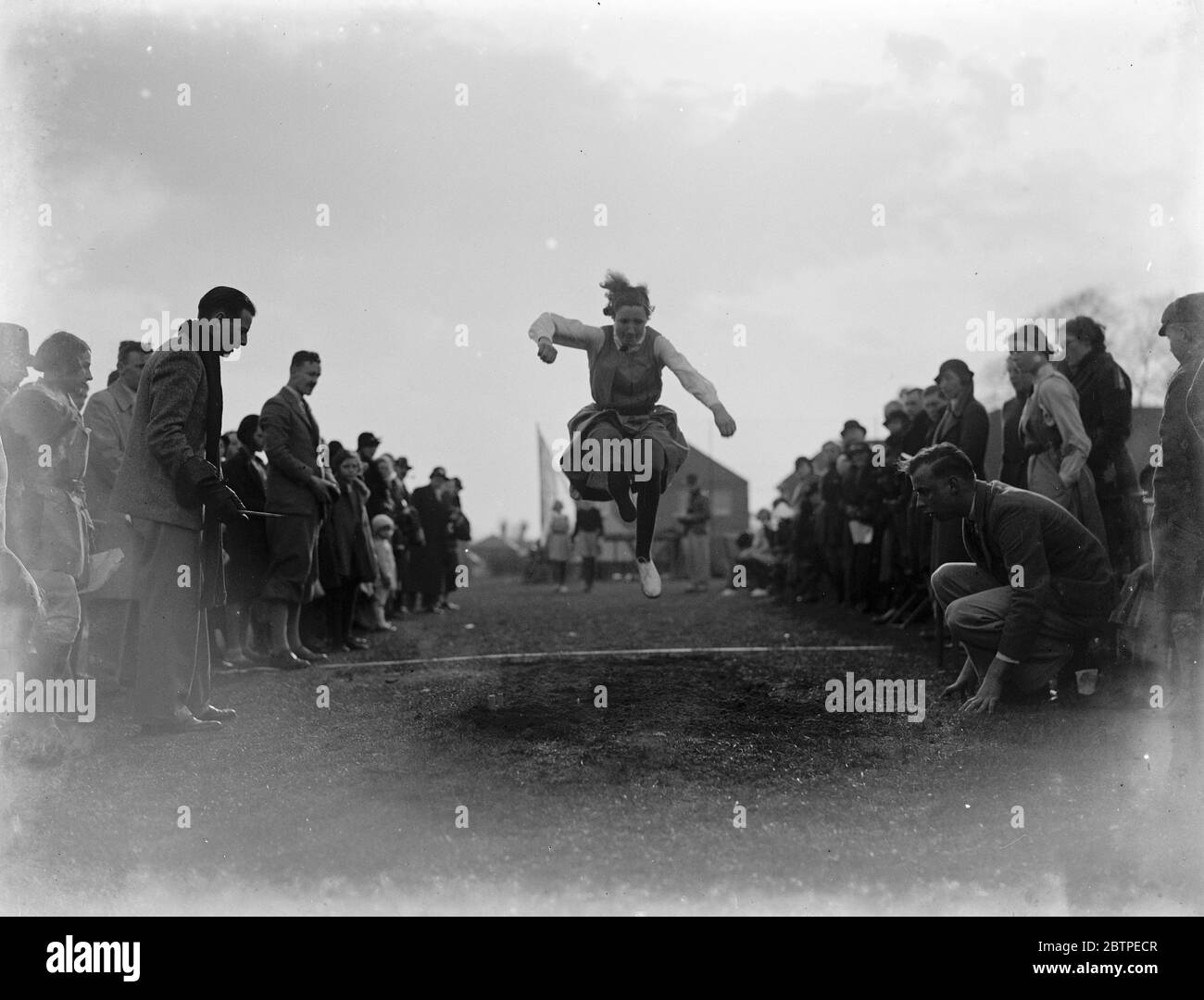 Sports universitaires Swanley . 1935 . Banque D'Images