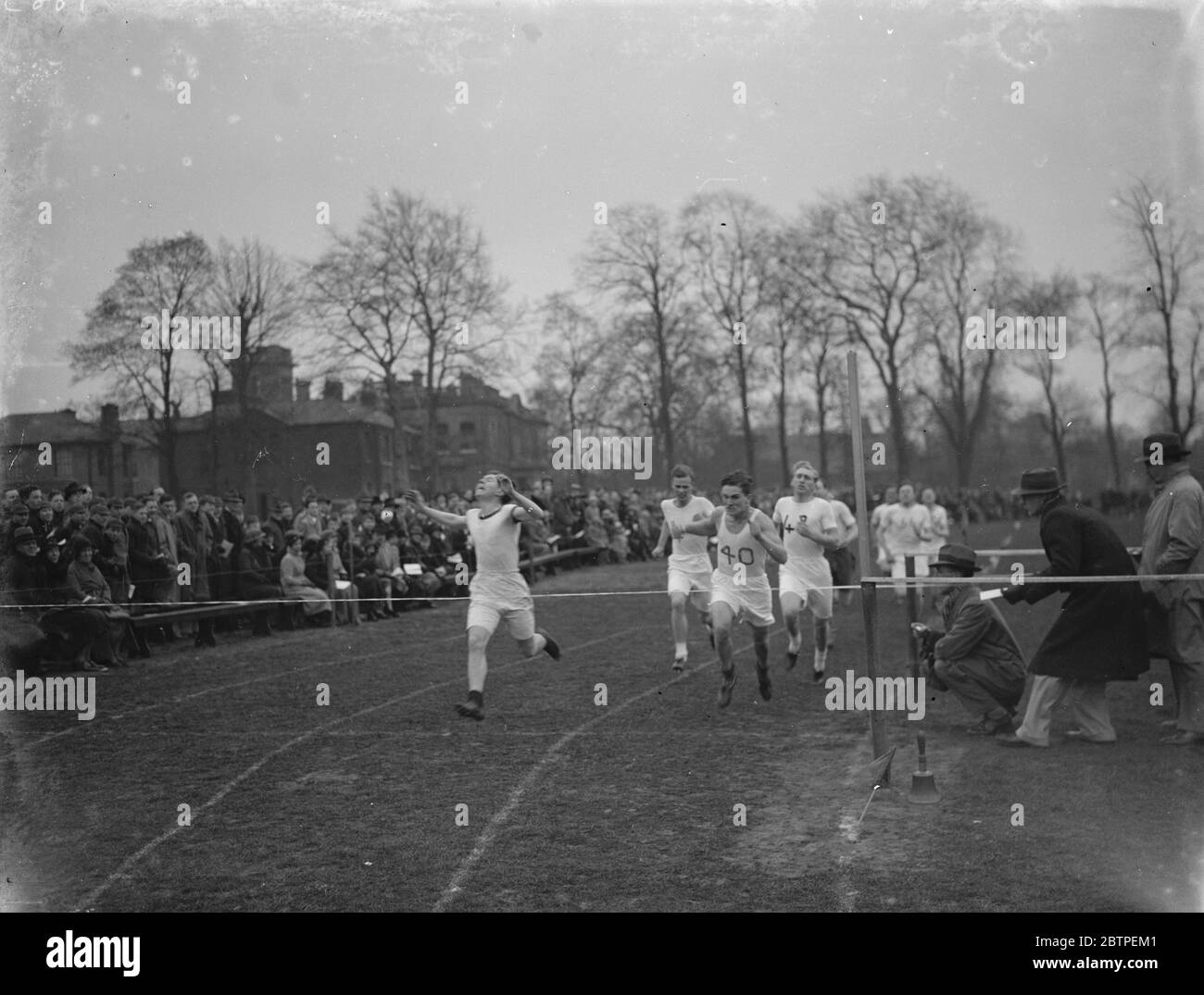 Eltham College sports . 1935 Banque D'Images