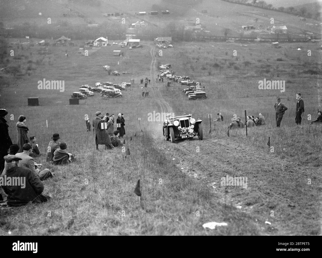 Motorsport - montée en pente . 1935 . Banque D'Images