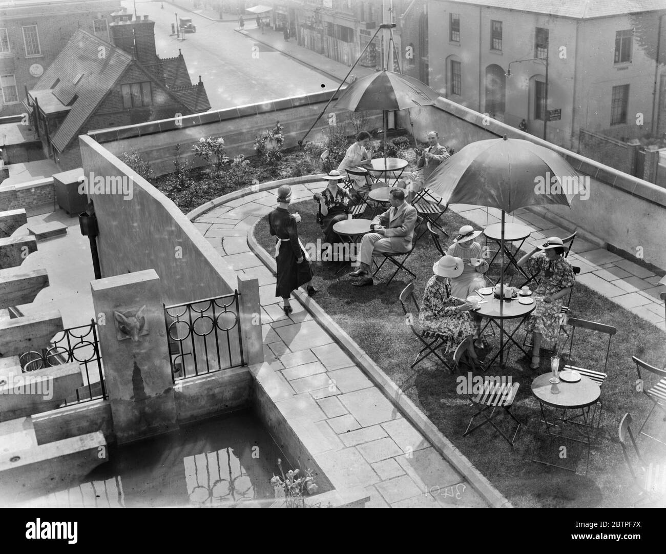 Restaurant Hinds, Eltham. 1936 Banque D'Images Restaurant Hinds, Eltham. 1936 Banque D'Images