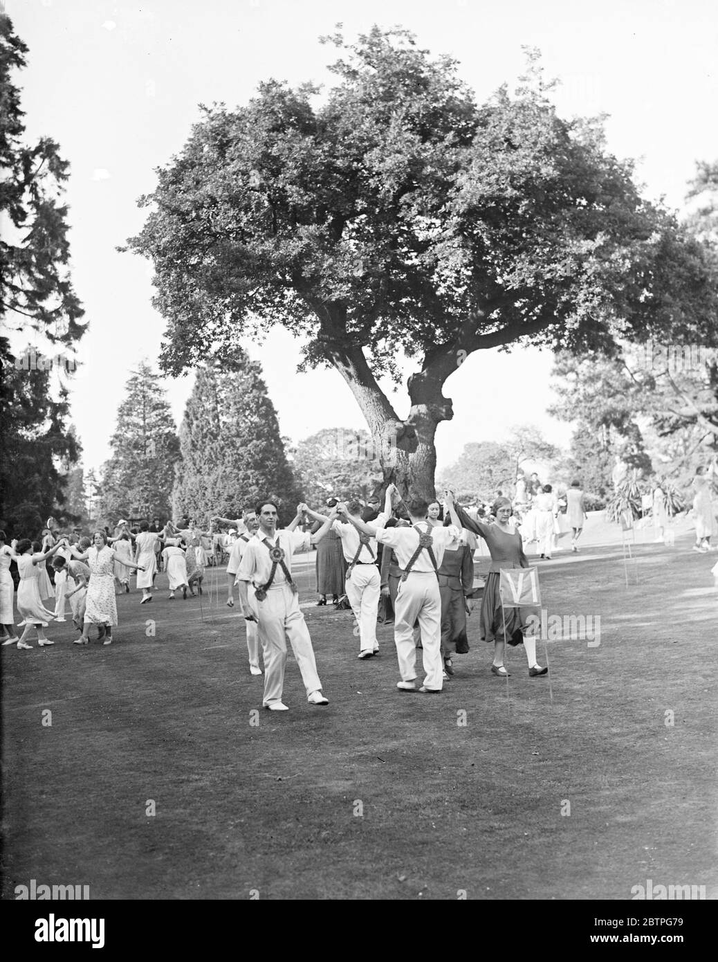 Danse populaire . 1938 Banque D'Images