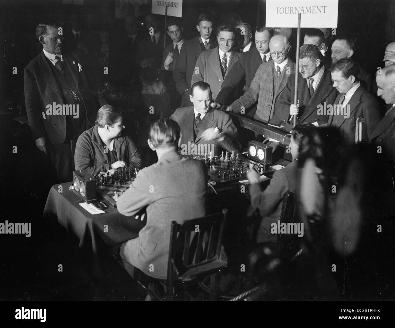 Ouverture du tournoi international d'échecs . Les tournois