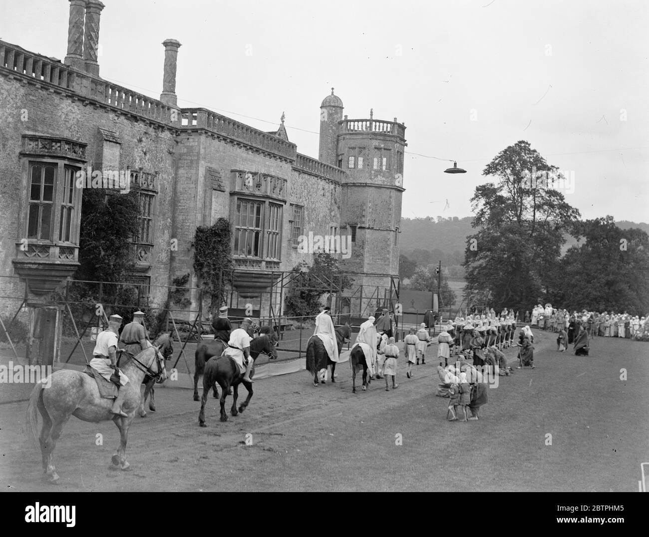 Abbaye de Lacock dans Wiltshire . Page Lacock . 5 septembre 1932 Banque D'Images