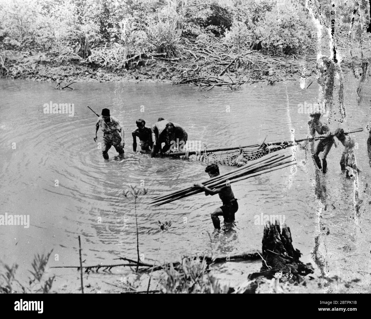 Inondations en Inde ? 28 décembre 1934 Banque D'Images