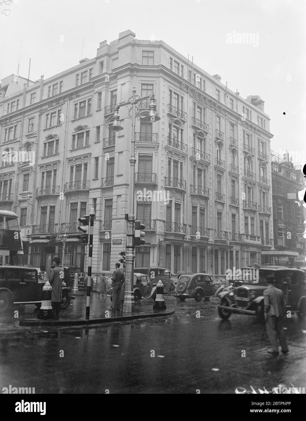 Berkley Hotel Piccadilly. 17 septembre 1937.[?] Banque D'Images