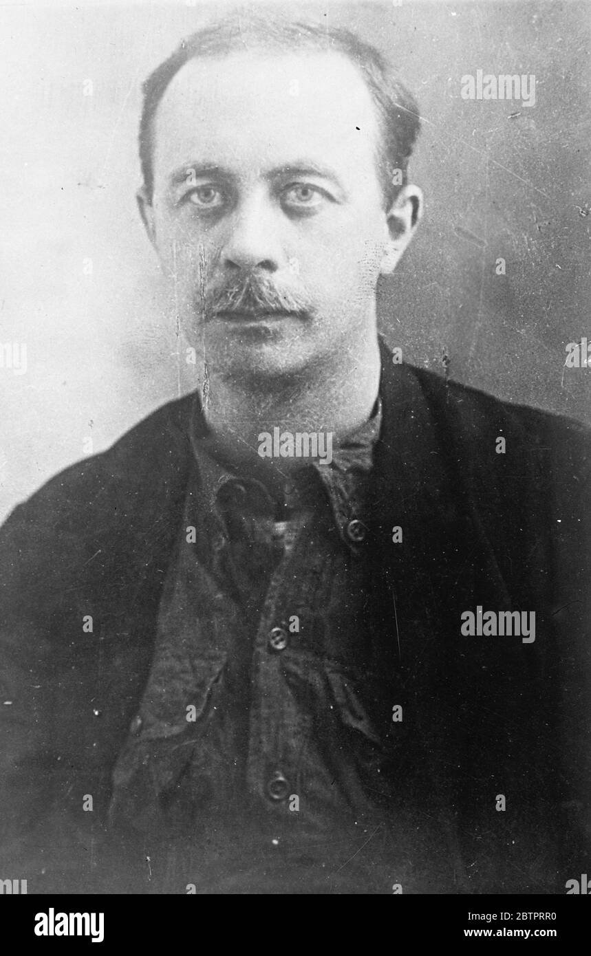 André Marty. Adjoint communiste français. Banque D'Images