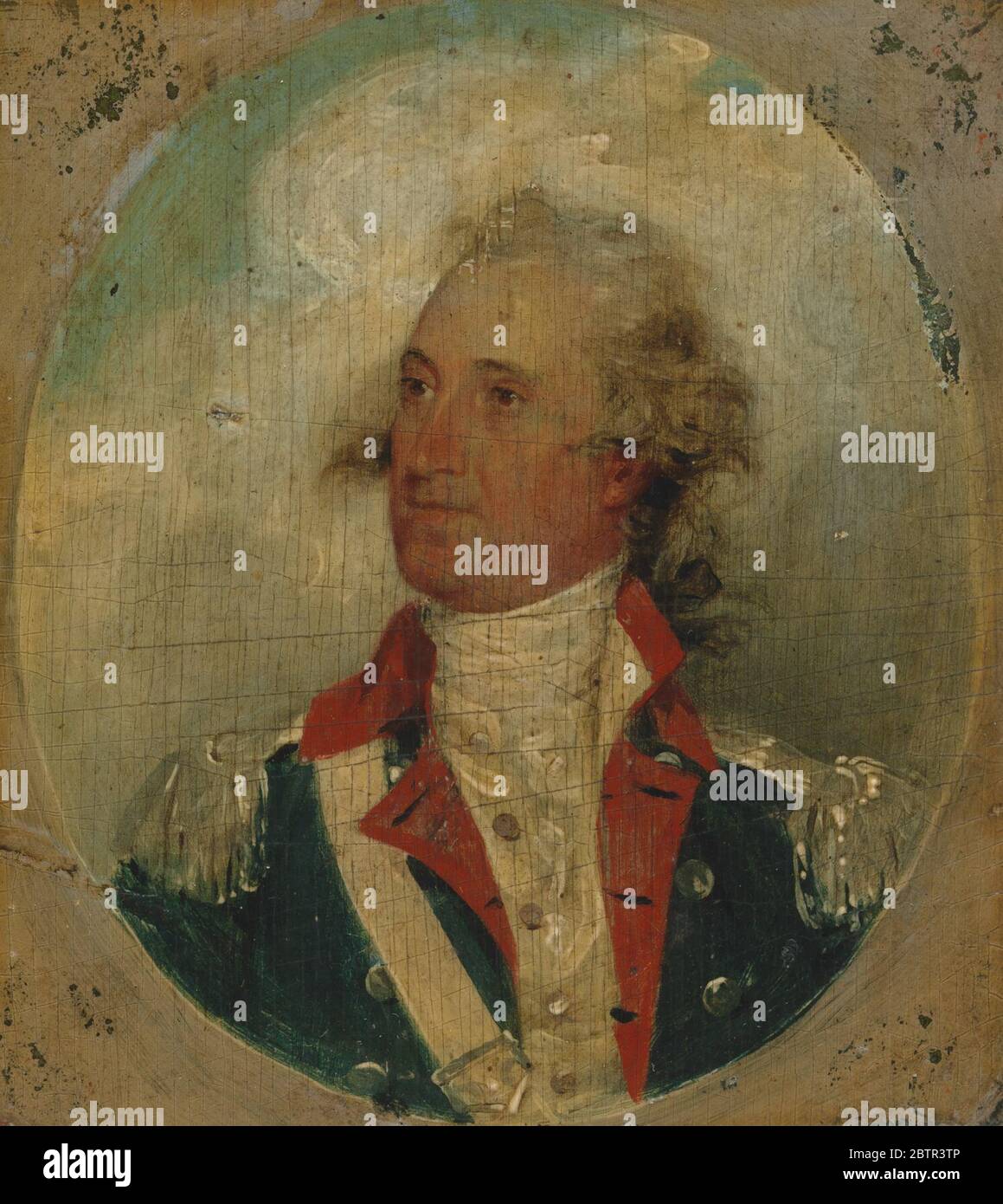 Thomas Pinckney. Thomas Pinckney, l'ancien gouverneur de Caroline du Sud, était sur le point de devenir ministre de l'Angleterre lorsque John Trumbull a fait son portrait pour l'utiliser dans un tableau d'histoire envisagée. Banque D'Images