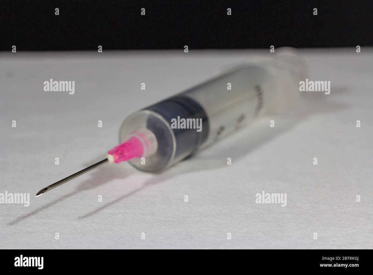 Seringue de vaccination hypodermique Banque D'Images