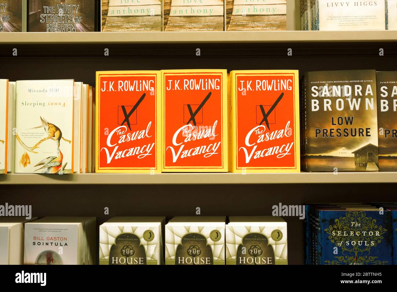 J.K. Rowling Livre vacances décontracté, Livres Banque D'Images