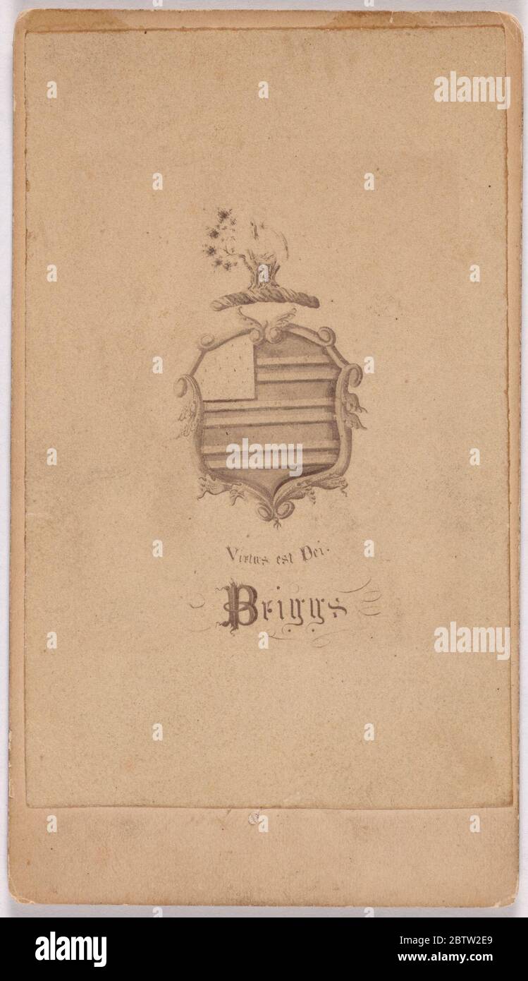 Écusson de la famille Briggs. Banque D'Images
