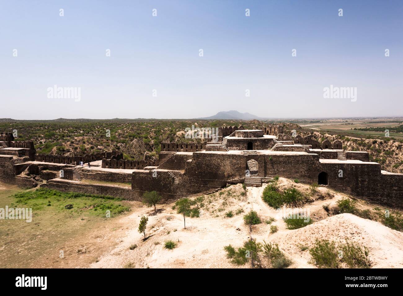 Fort Rohtas, remparts occidentaux, district de Jhelum, province du Punjab, Pakistan, Asie du Sud, Asie Banque D'Images