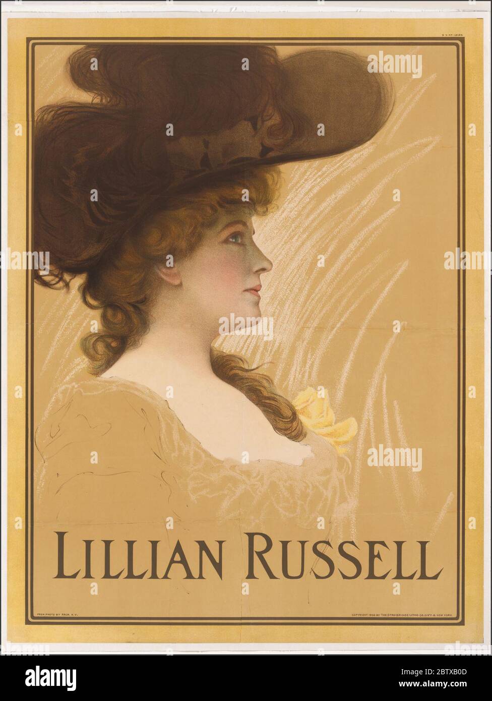 Lillian Russell. Banque D'Images
